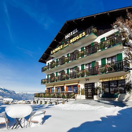Hotel Le Caprice Des Neiges Combloux Exterior photo