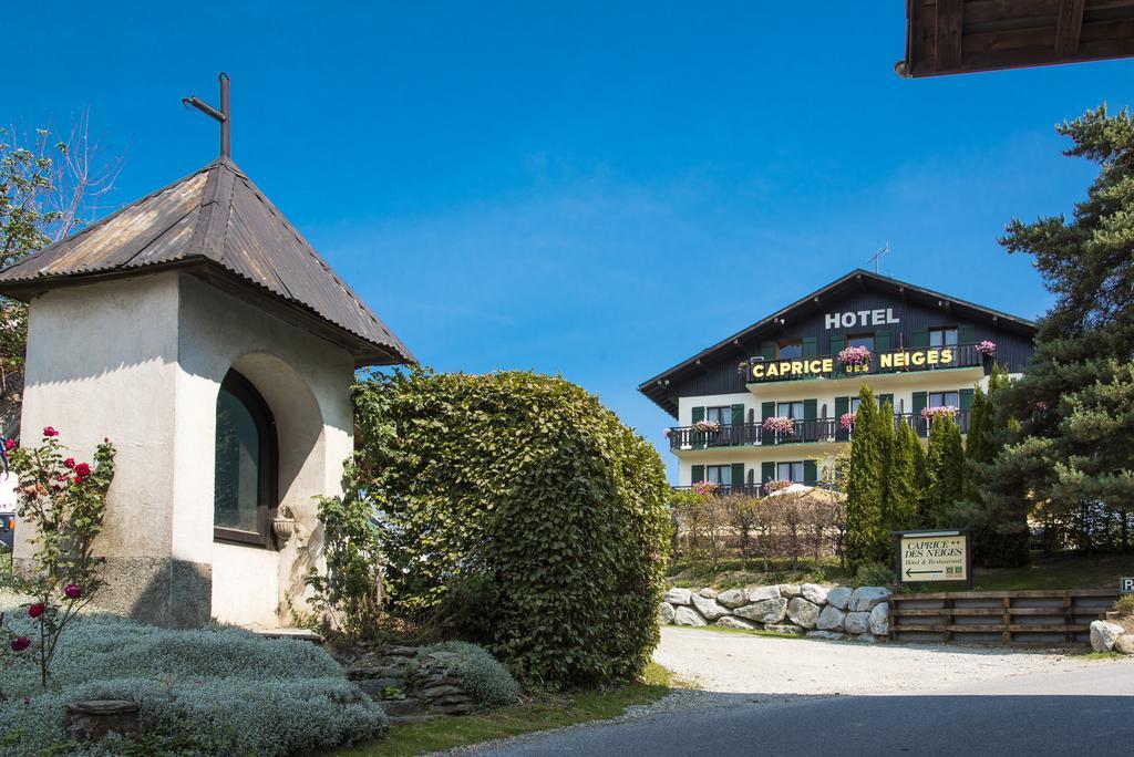 Hotel Le Caprice Des Neiges Combloux Exterior photo